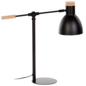 Černá kovová stolní lampa Kave Home Tescarle