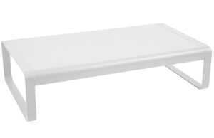 Bílý hliníkový zahradní konferenční stolek Fermob Bellevie 138 x 80 cm