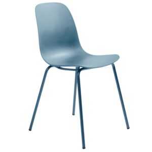Modrá plastová jídelní židle Unique Furniture Whitby