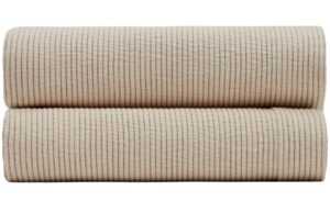 Béžový bavlněný přehoz Kave Home Bedar 180 x 260 cm