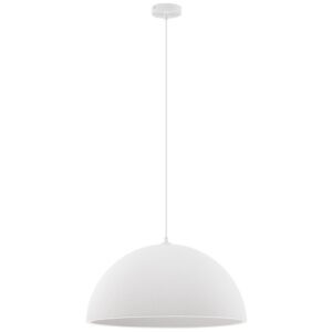 Bílé závěsné světlo Nova Luce Lefko II. 50 cm