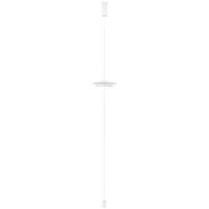 Bílá kovová stojací LED lampa Nova Luce Olos 330 cm