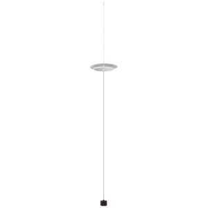 Bílá kovová stojací LED lampa Nova Luce Olos 370 cm