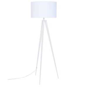 Bílá stojací lampa ZUIVER TRIPOD 157 cm