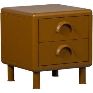 WOOOD Kovový noční stolek Rune 42 x 42 cm