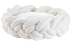 Jotex Bílý sametový pelíšek pro domácí mazlíčky BRODY 50 cm