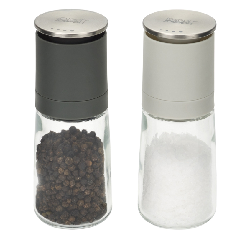 Joseph Joseph Set dvou skleněných mlýnků na sůl a pepř Duo