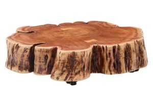 Kave Home Dřevěný konferenční stolek Tavine 85 cm