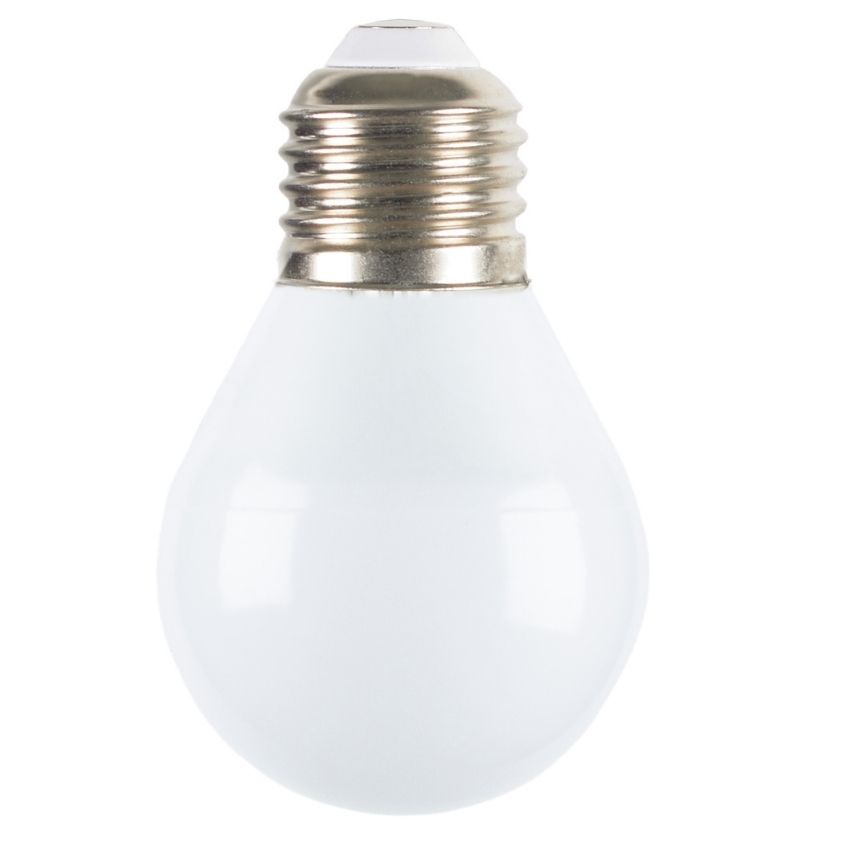 Bílá LED žárovka Kave Home E27 4W