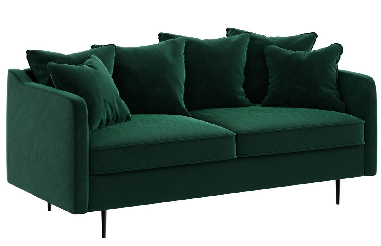 Ghado Sametová pohovka Esme 176 cm