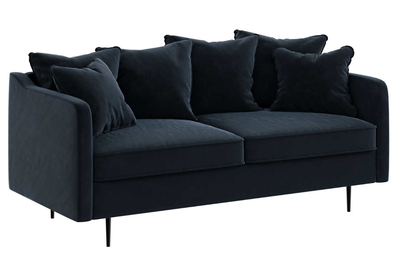 Ghado Sametová pohovka Esme 176 cm