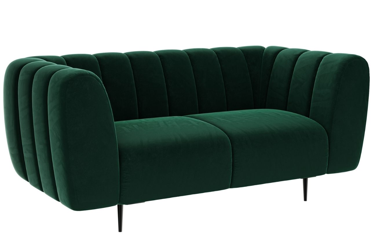 Ghado Sametová pohovka Shel 170 cm