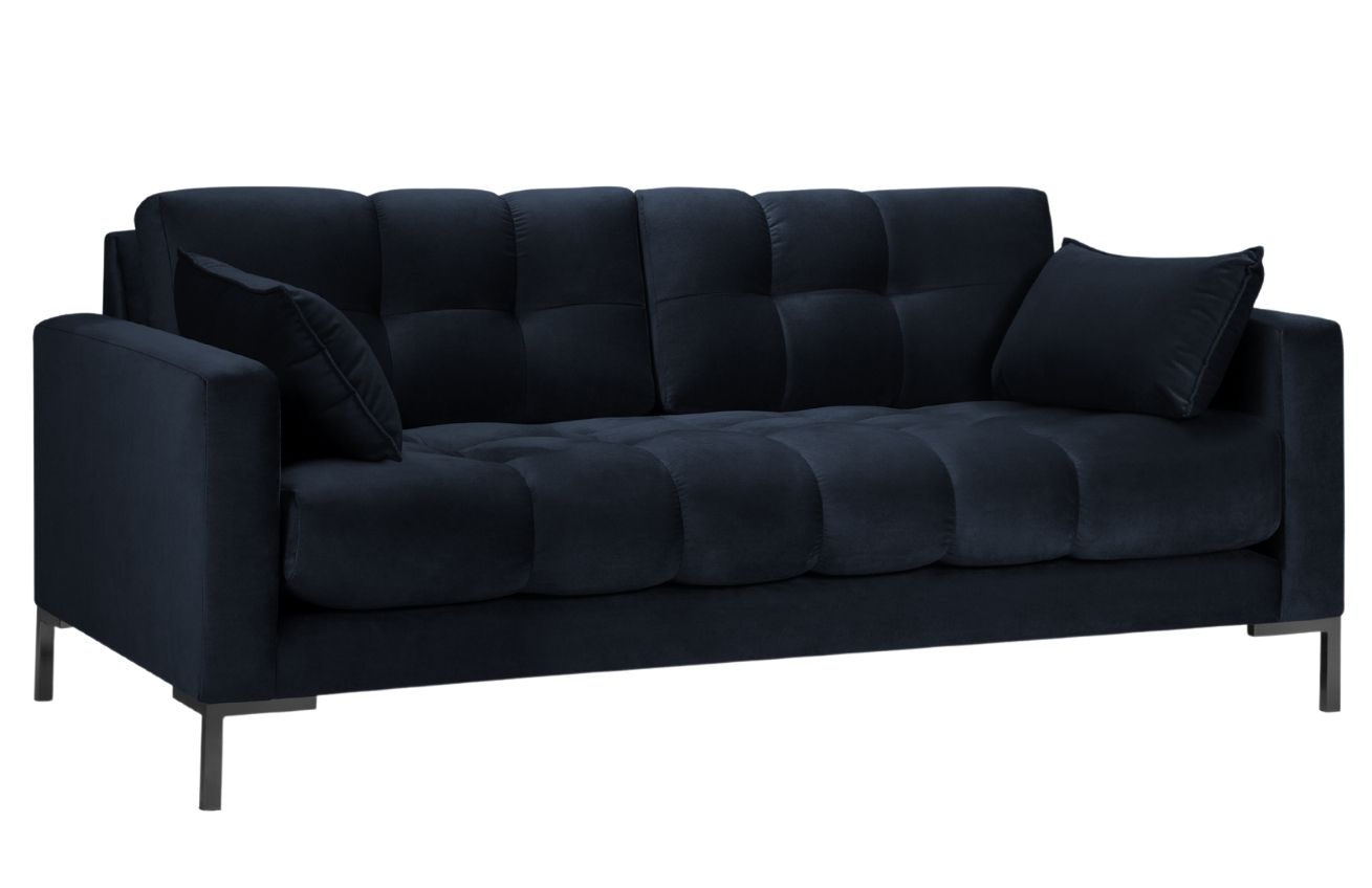 Micadoni Sametová pohovka Mamaia 177 cm