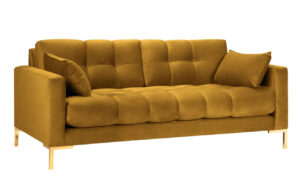 Micadoni Sametová pohovka Mamaia 152 cm