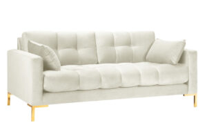 Micadoni Sametová pohovka MAMAIA 217 cm