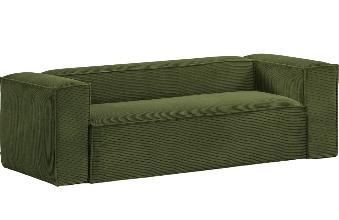 Kave Home Manšestrová pohovka Blok 210 cm