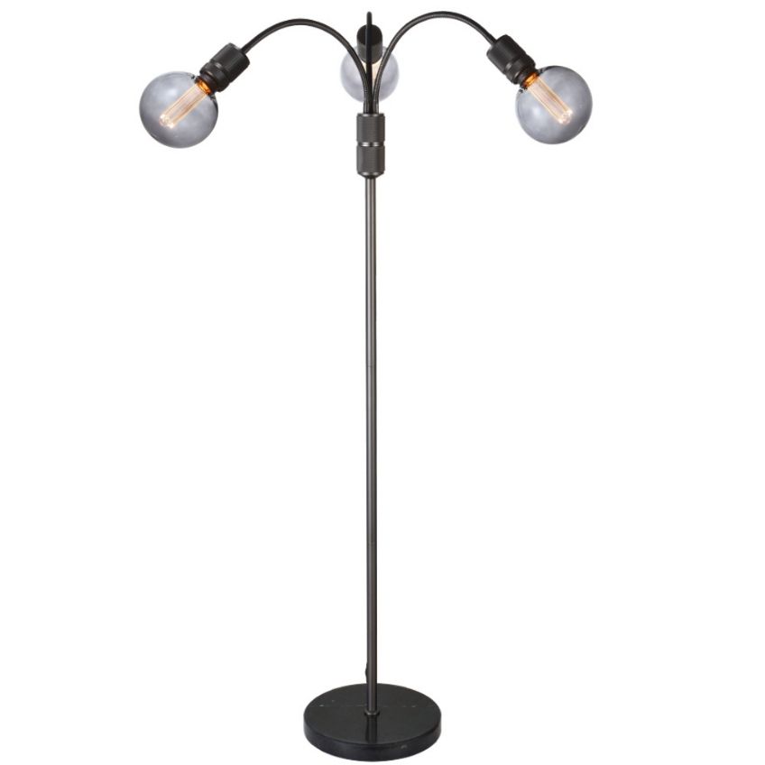 Halo Design Kovová stojací lampa Halo 140 cm