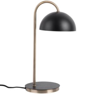 Present time Černá kovová stolní lampa Lumiel