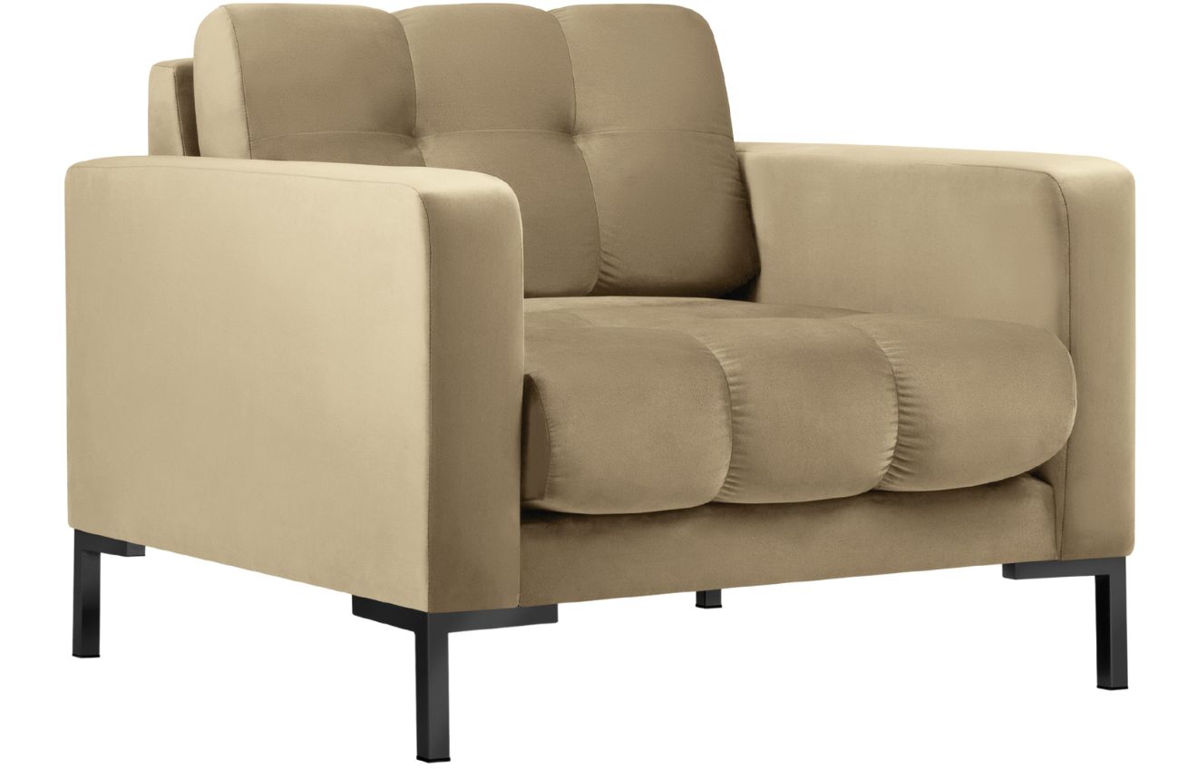 Micadoni Sametové křeslo Mamaia