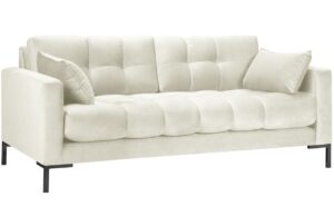 Micadoni Sametová pohovka Mamaia 152 cm