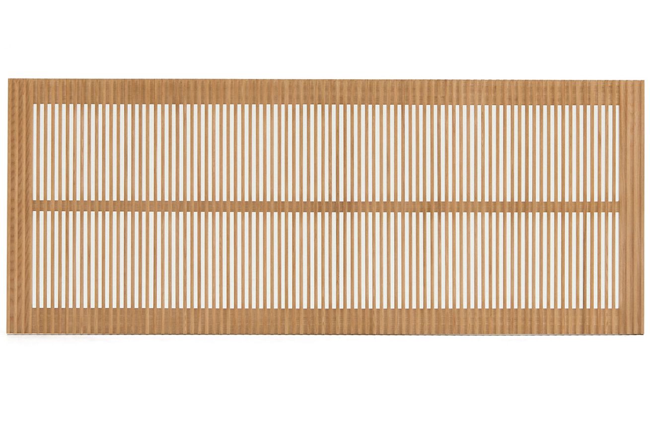 Dubové čelo k posteli Kave Home Beyla 160 cm