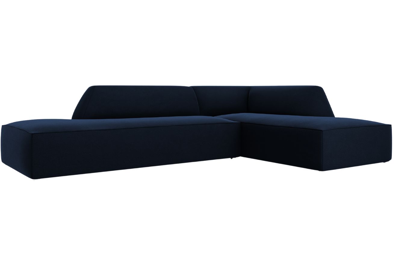 Micadoni Sametová rohová pohovka Ruby 273 cm