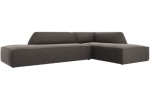 Micadoni Sametová rohová pohovka Ruby 273 cm