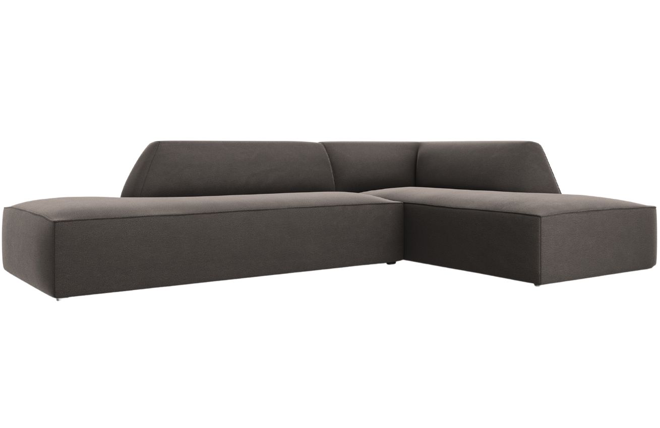 Micadoni Sametová rohová pohovka Ruby 273 cm