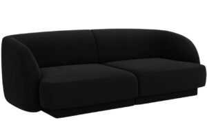 Micadoni Sametová pohovka Miley 180 cm