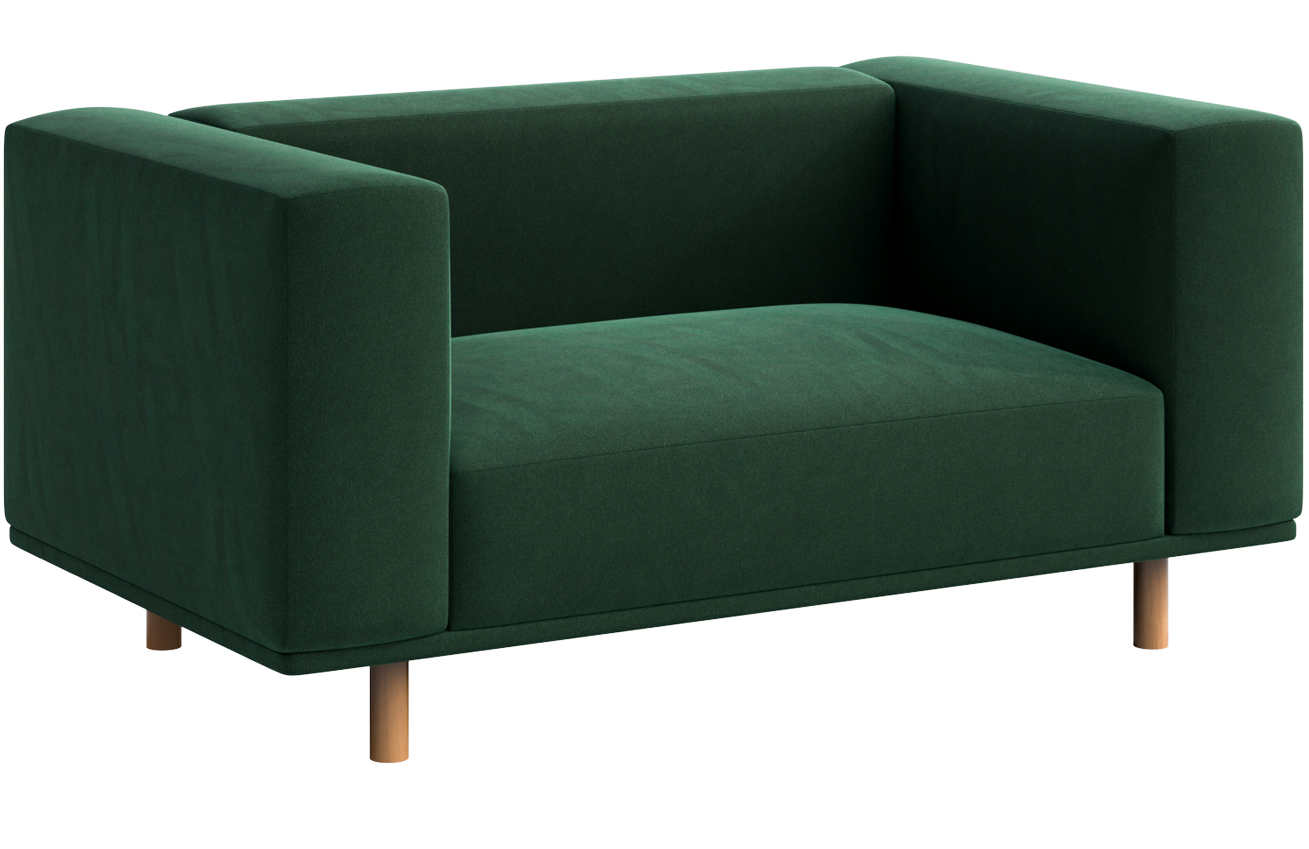 Ame Yens Sametová pohovka Kukumo 160 cm