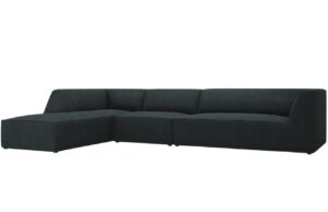 Micadoni Manšestrová rohová pohovka Ruby 366 cm