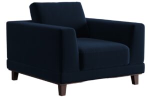 Windsor & Co Sametové křeslo Leon