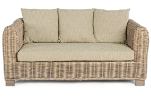 Bizzotto Ratanová zahradní pohovka s polštáři Fortaleza 162 cm