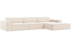 Micadoni Sametová rohová pohovka Jodie 284 cm