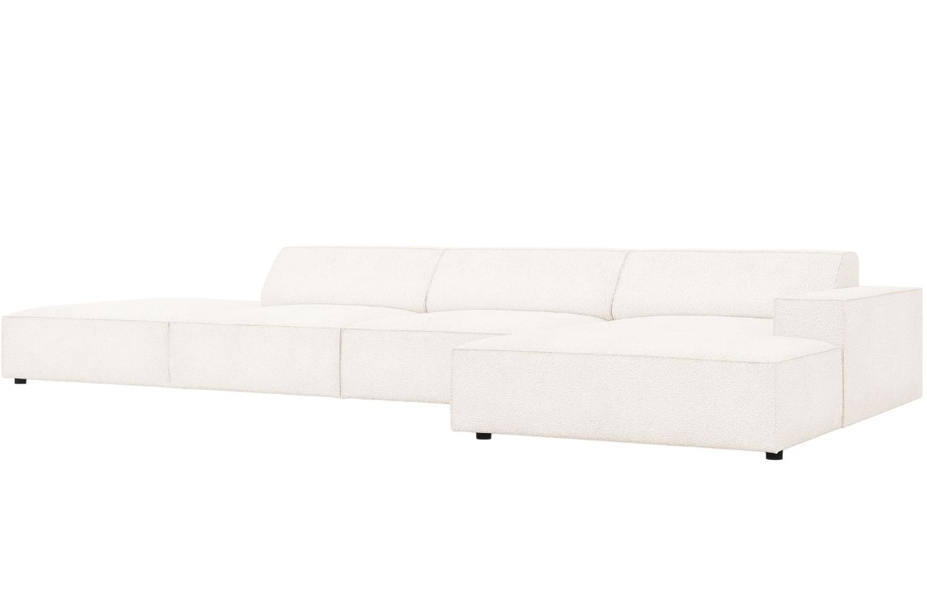 Micadoni Bouclé rohová pohovka Jodie 341 cm