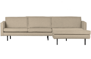 WOOOD Bouclé rohová pohovka Raden 300 cm