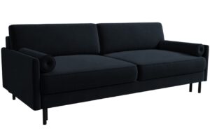 Micadoni Sametová rozkládací pohovka Scott 212 cm