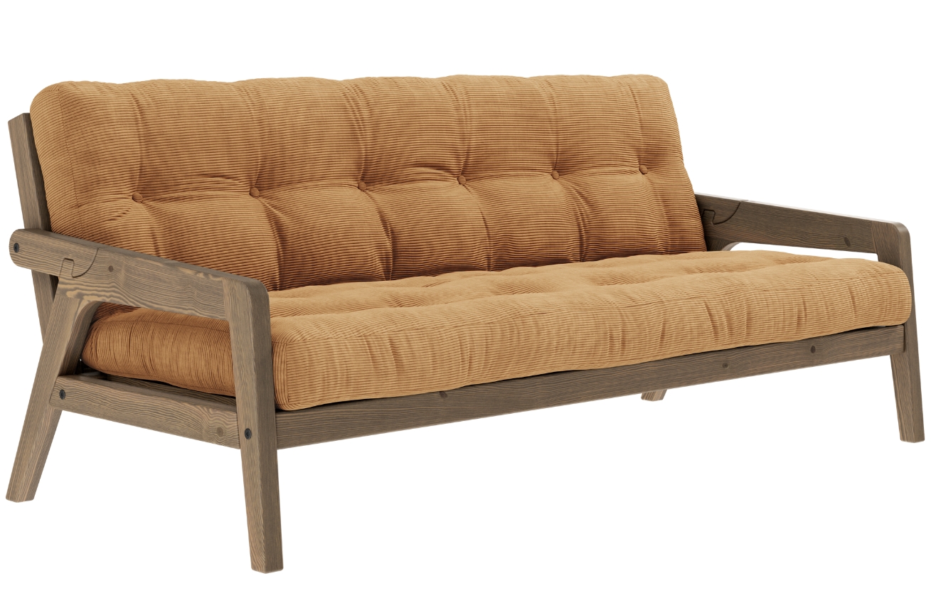 Karup Design Manšestrová rozkládací pohovka Grab 204 cm