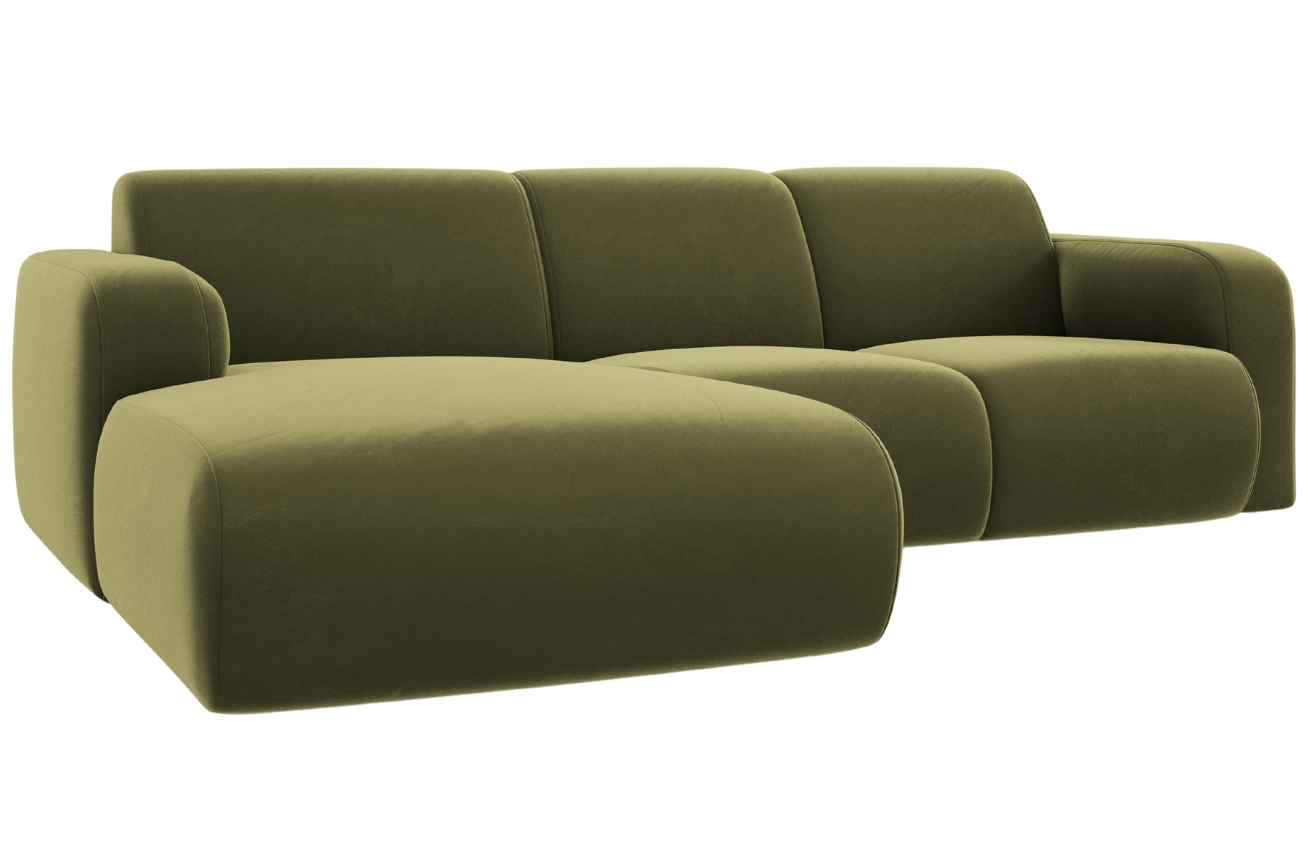 Windsor & Co Sametová rohová pohovka Lola 250 cm