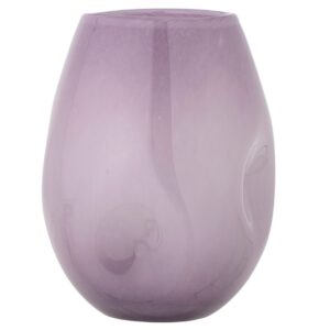 Bloomingville Skleněná váza Lilac 22 cm
