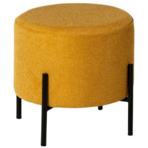 Žlutý taburet Somcasa Herman 40 cm