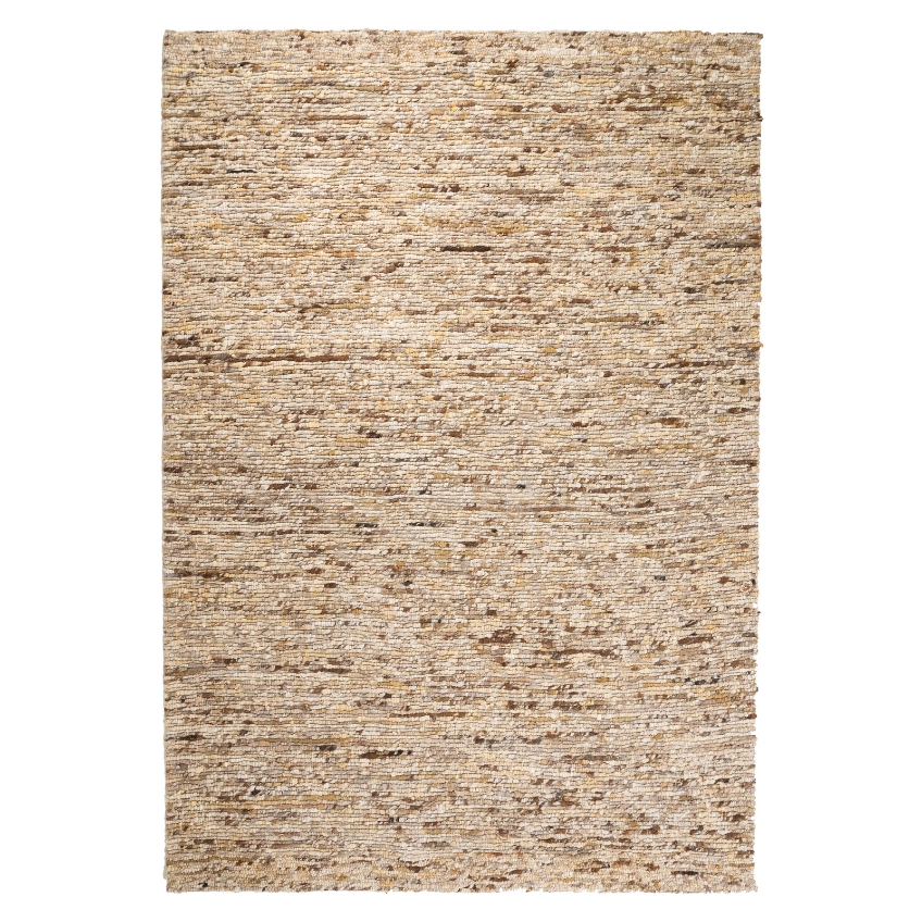 By-Boo Béžovo-hnědý vlněný koberec Takara 160 x 230 cm