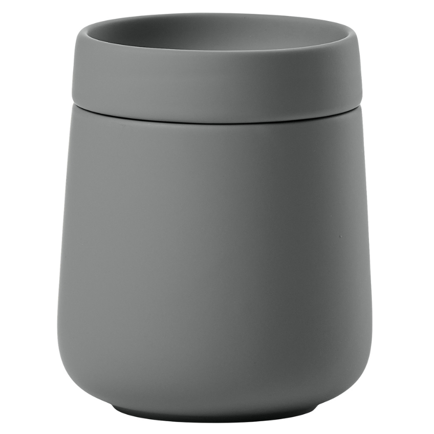 Zone Denmark Tmavě šedý kameninový koupelnový organizér Nova One