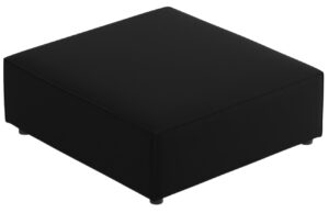 Cosmopolitan Design Sametová podnožka Arendal 102 x 80 cm