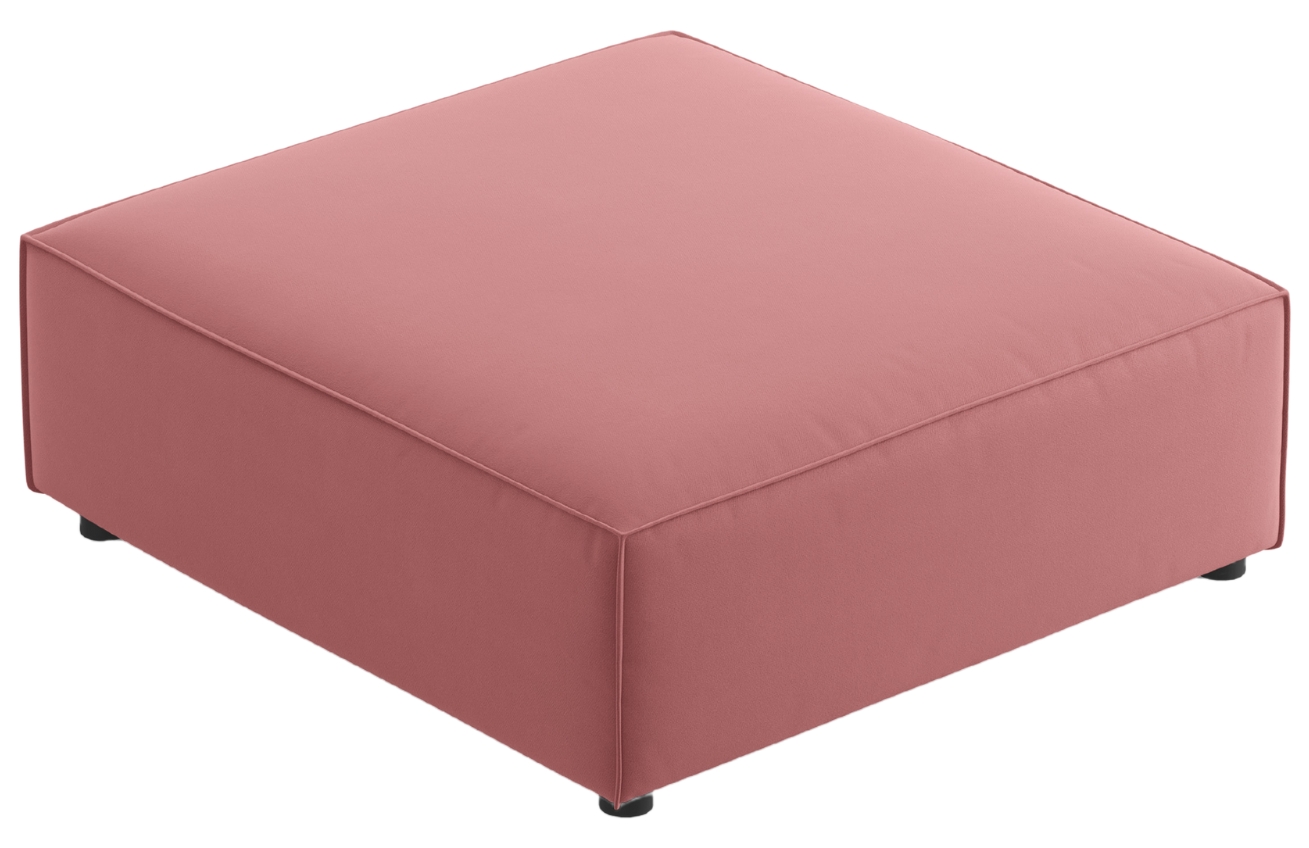 Cosmopolitan Design Sametová podnožka Arendal 102 x 80 cm