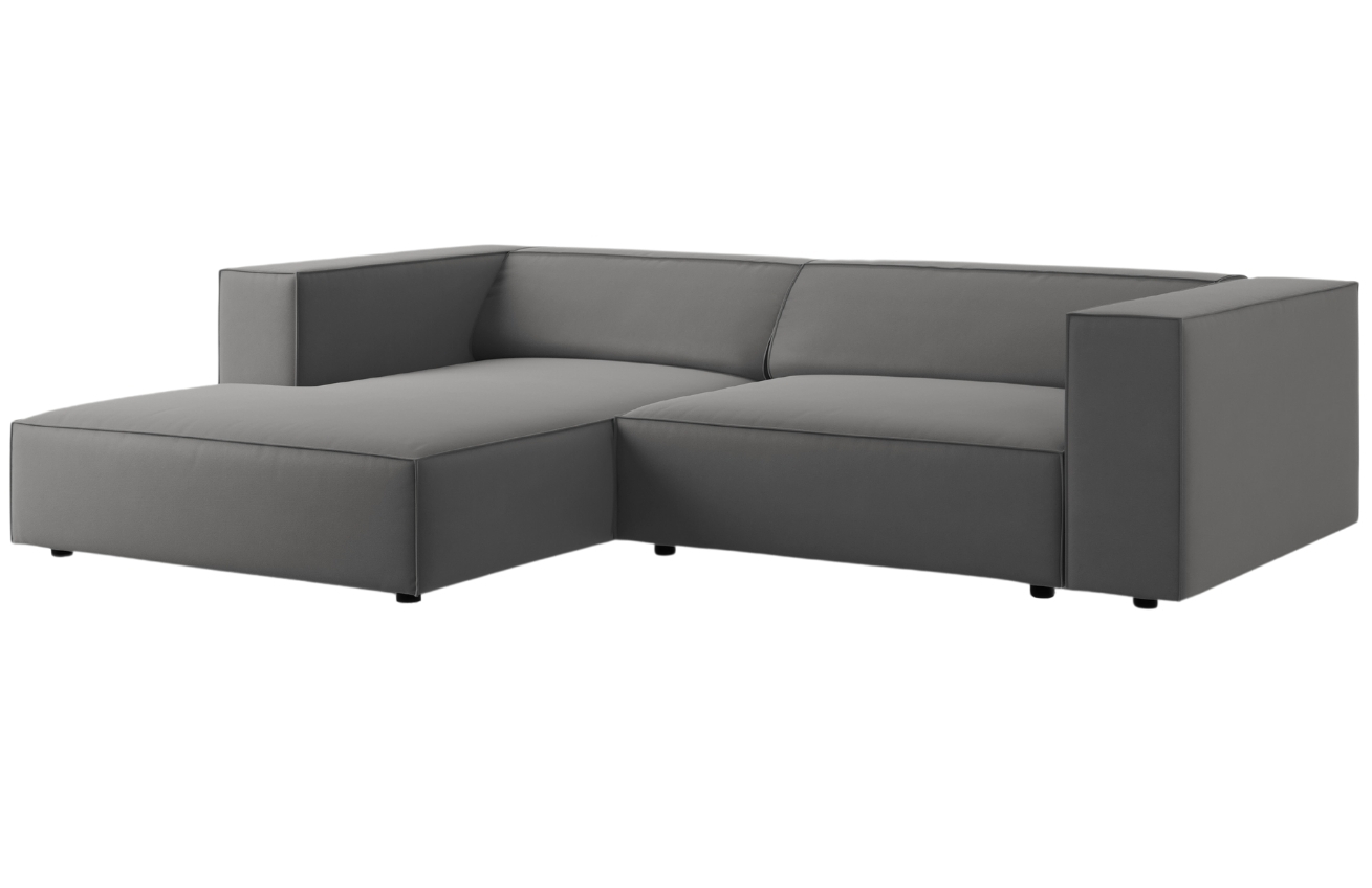 Cosmopolitan Design Sametová rohová pohovka Arendal 224 cm