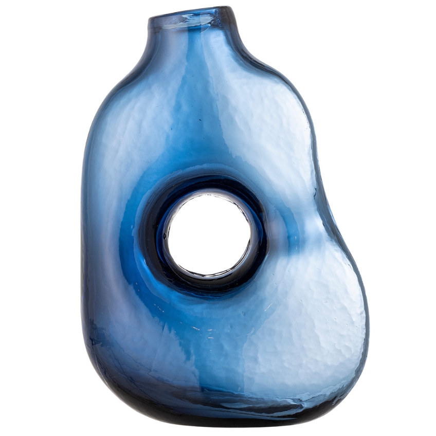 Bloomingville Skleněná váza Harri 30 cm