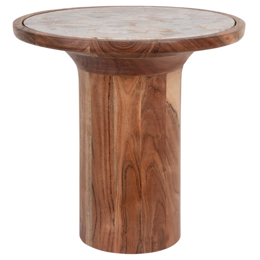 Present time Dřevěný odkládací stolek Tubio 40 cm