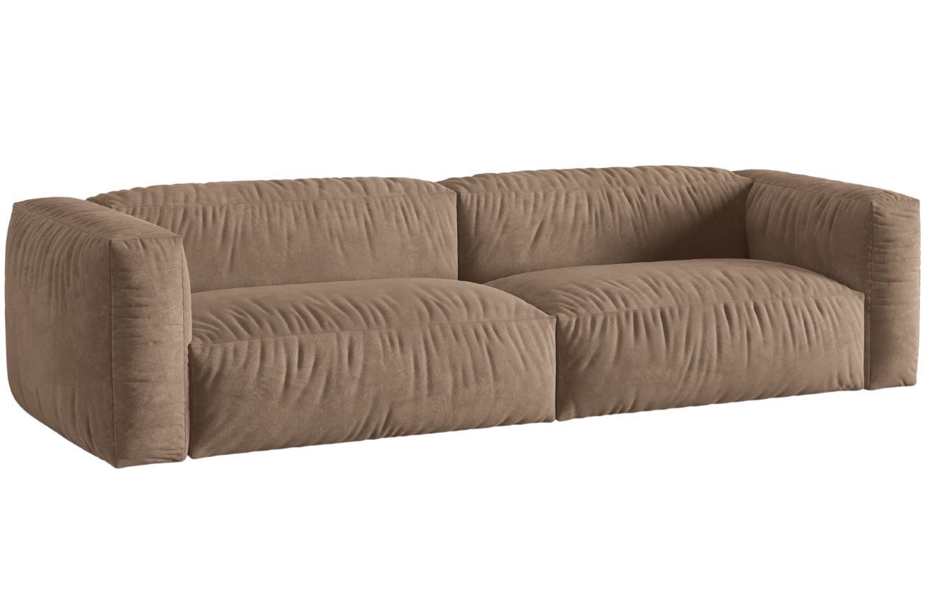 Micadoni Sametová pohovka Martina 320 cm