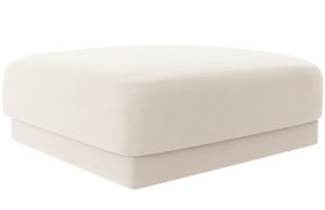 Micadoni Sametový taburet Miley 90 x 90 cm